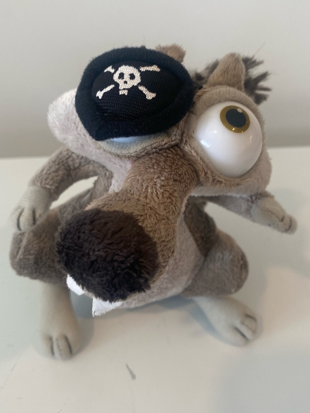 Ice Age Continental Drift Pirate Scrat plush stuffed animal preowned Ice Age 4
